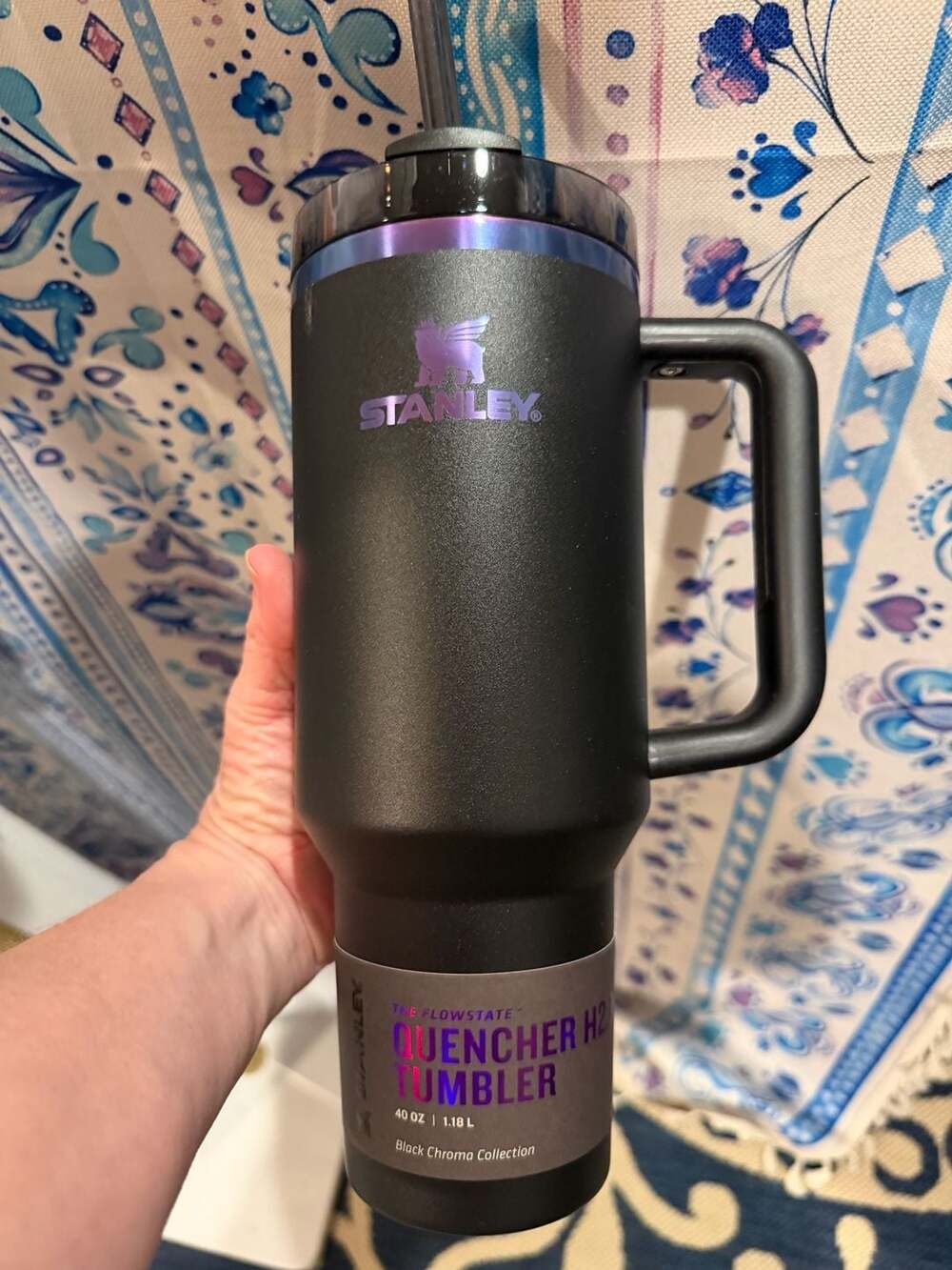 Stanley 40oz Black Chroma Quencher H2.0 FlowState Tumbler - Picture 1 of 1
